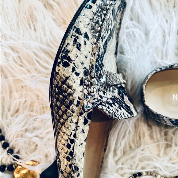 Nine West snakeskin mule / loafer size 9.5 M - Picture 6 of 10